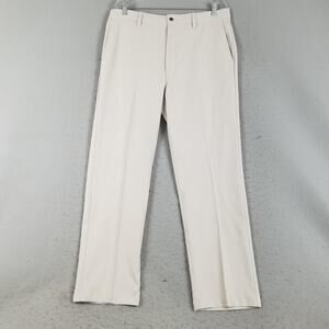 Callaway Pants Mens 36x31 Beige Golf Performance Flat Front Lightweight Stretch